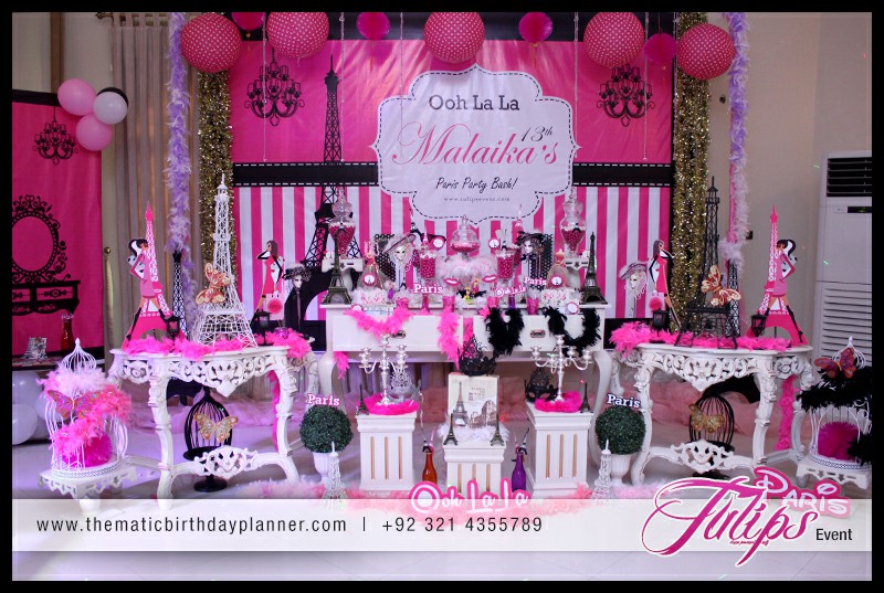 Ooh La La Paris theme girls party ideas in Pakistan (3)