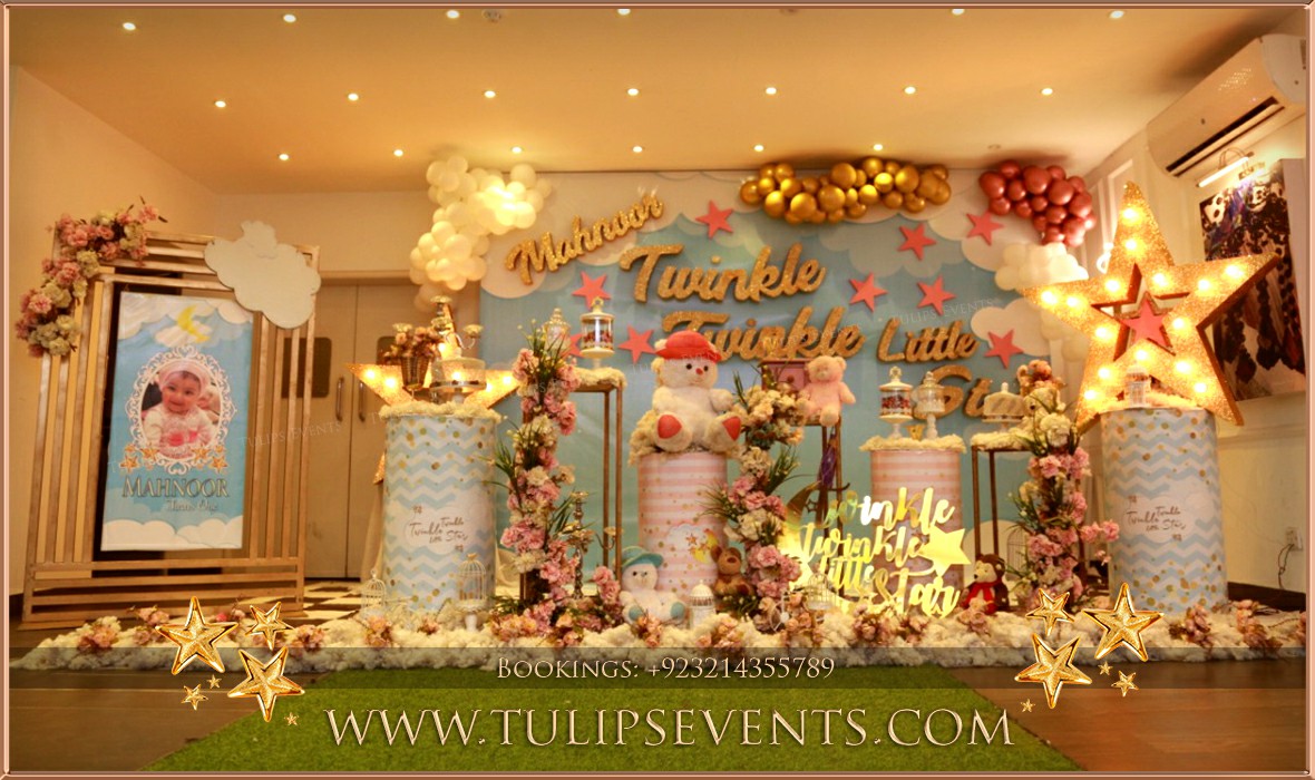 Pastel Twinkle Twinkle Little Star Birthday Decor Ideas (11)