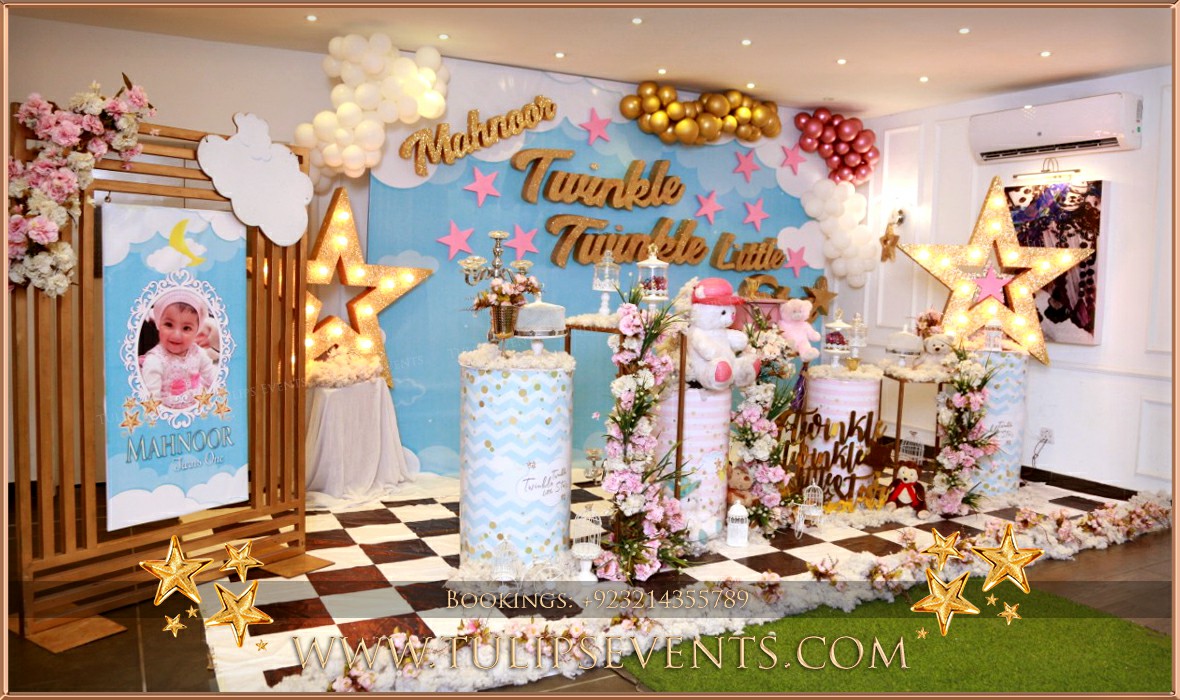 Pastel Twinkle Twinkle Little Star Birthday Decor Ideas (3)