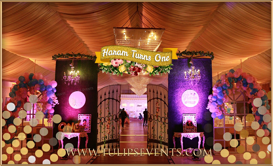 Roman theme golden Birthday Party ideas in Pakistan (11)~1