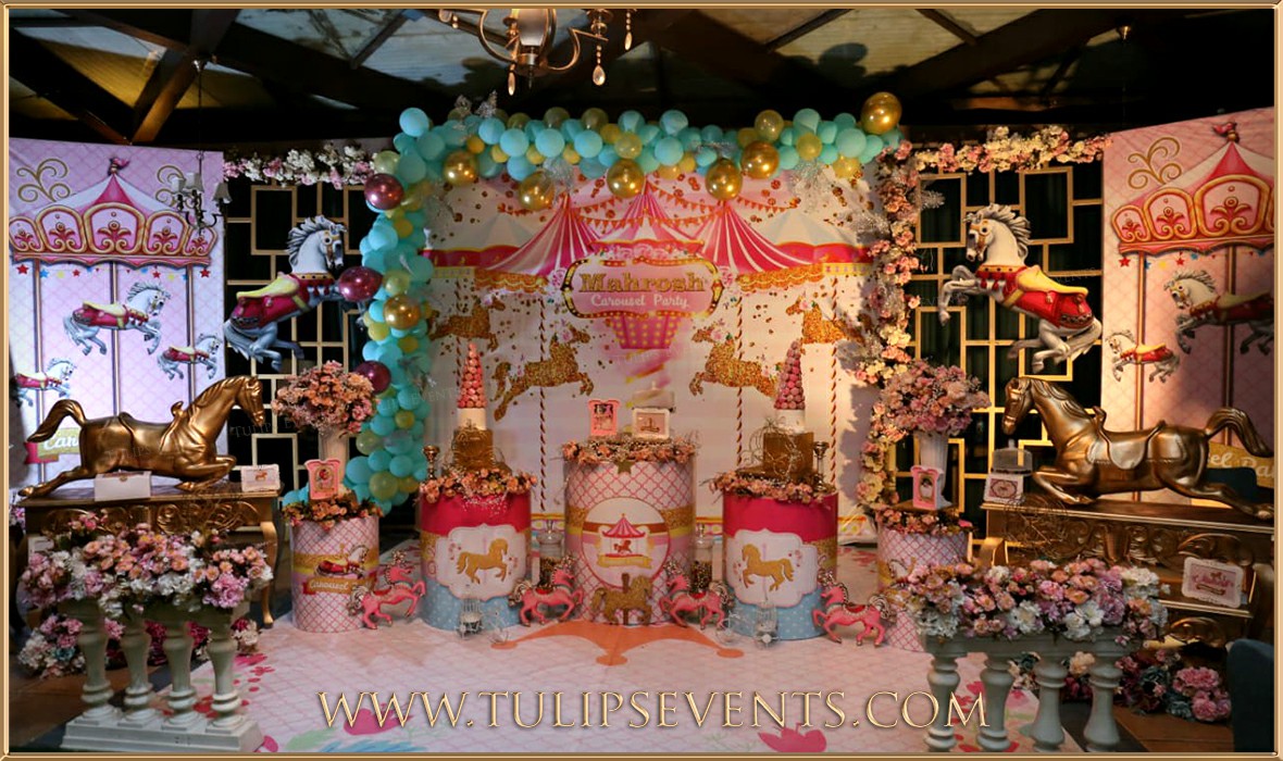 Royal Carousel Theme Birthday Party Planner Pakistan (15)