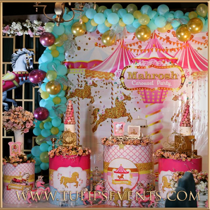 Royal Carousel Theme Birthday Party Planner Pakistan (52)