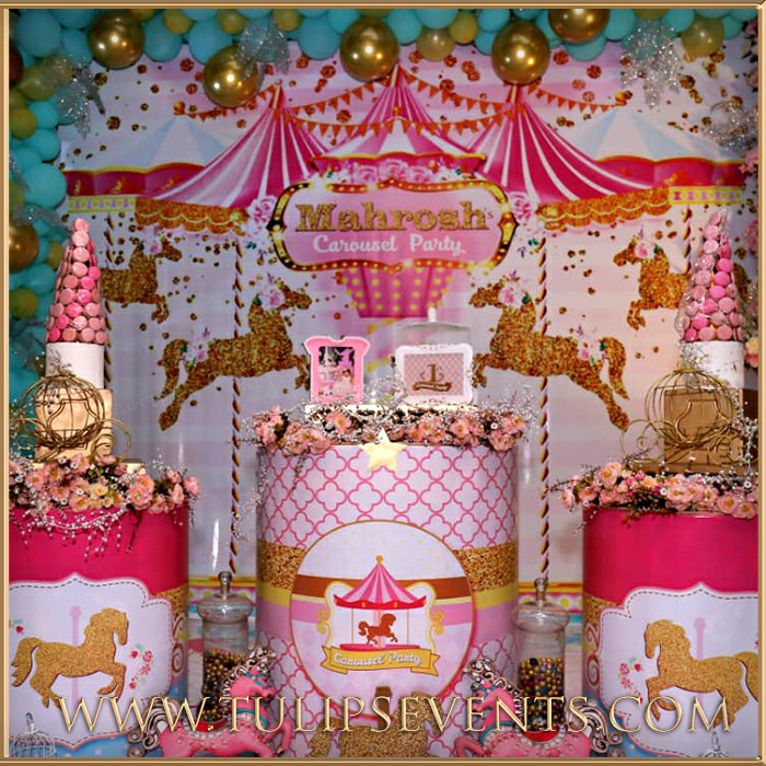 Royal Carousel Theme Birthday Party Planner Pakistan (63)