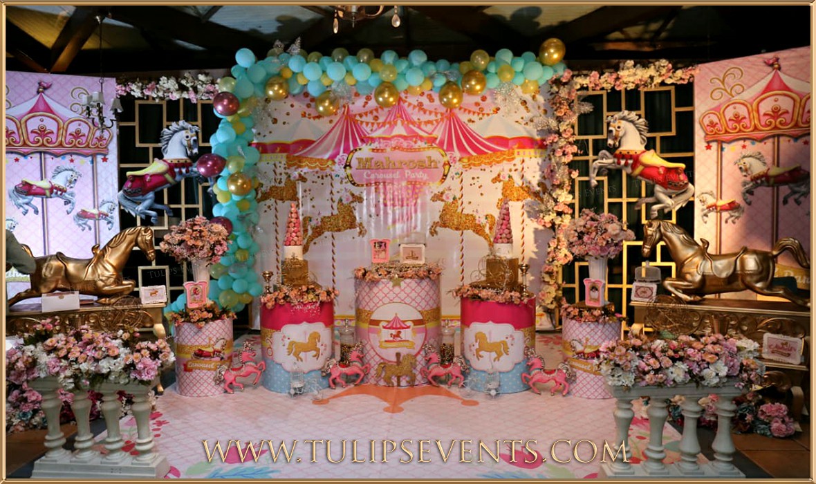 Royal Carousel Theme Birthday Party Planner Pakistan (7)