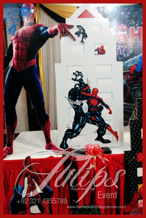 Spiderman themed party decor ideas planner in Pakistan (4)