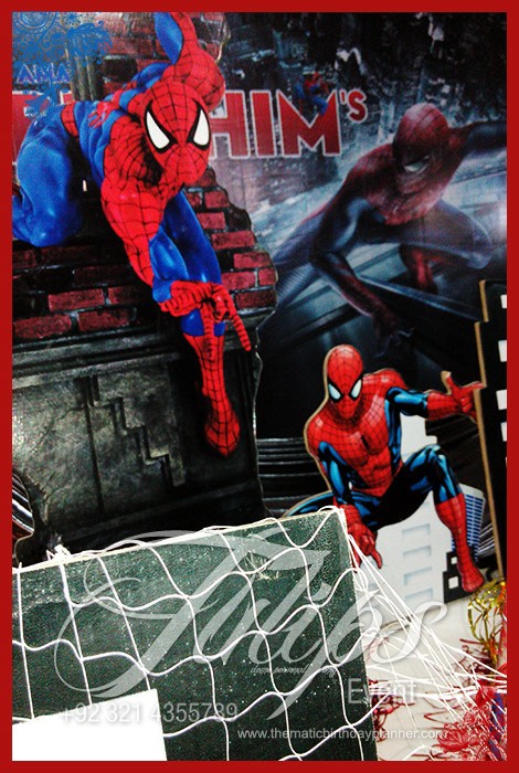 Spiderman themed party decor ideas planner in Pakistan (6)