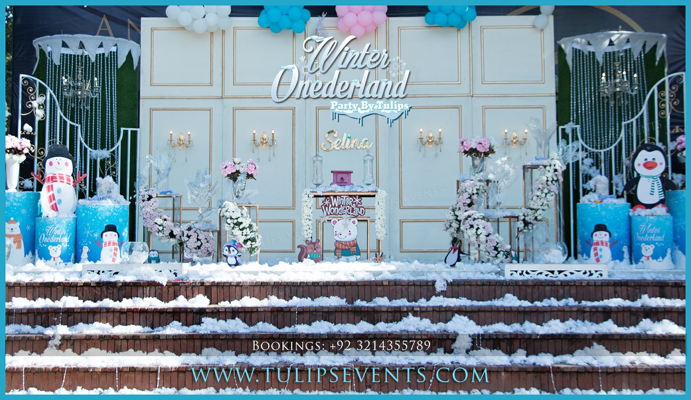 Winter Onederland Theme Birthday Party Planner in Lahore Pakistan (7)