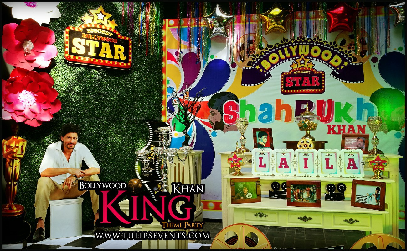 bollywood star shahrukh khan theme party decor ideas in Pakistan (5)