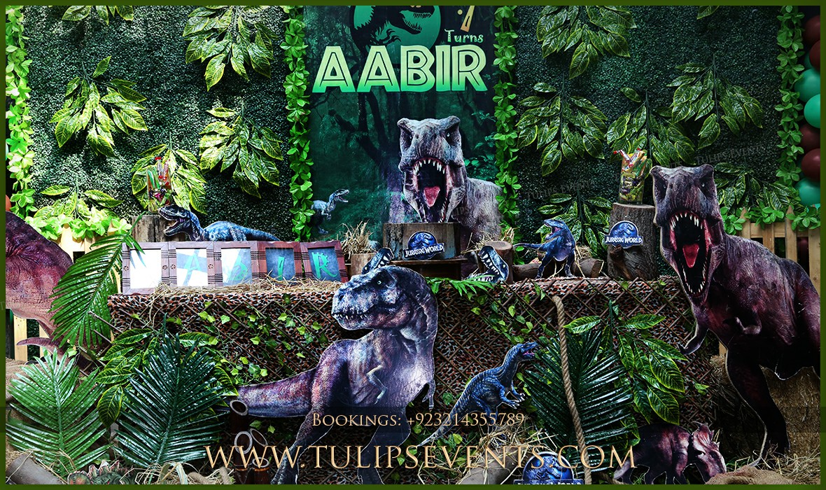 jurassic world dinosaurs theme party decor ideas in Pakistan (114)