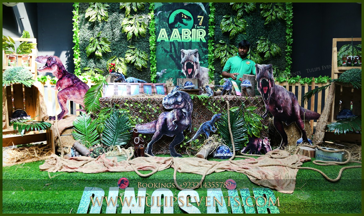 jurassic world dinosaurs theme party decor ideas in Pakistan (4)