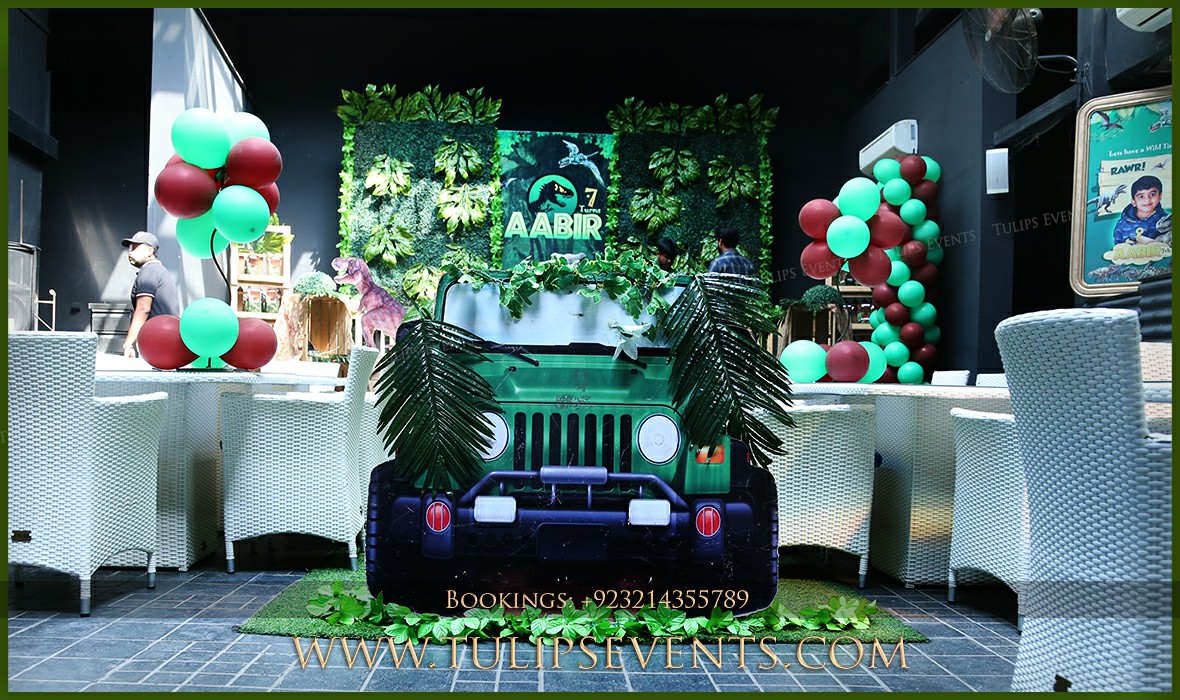 jurassic world dinosaurs theme party decor ideas in Pakistan (5)