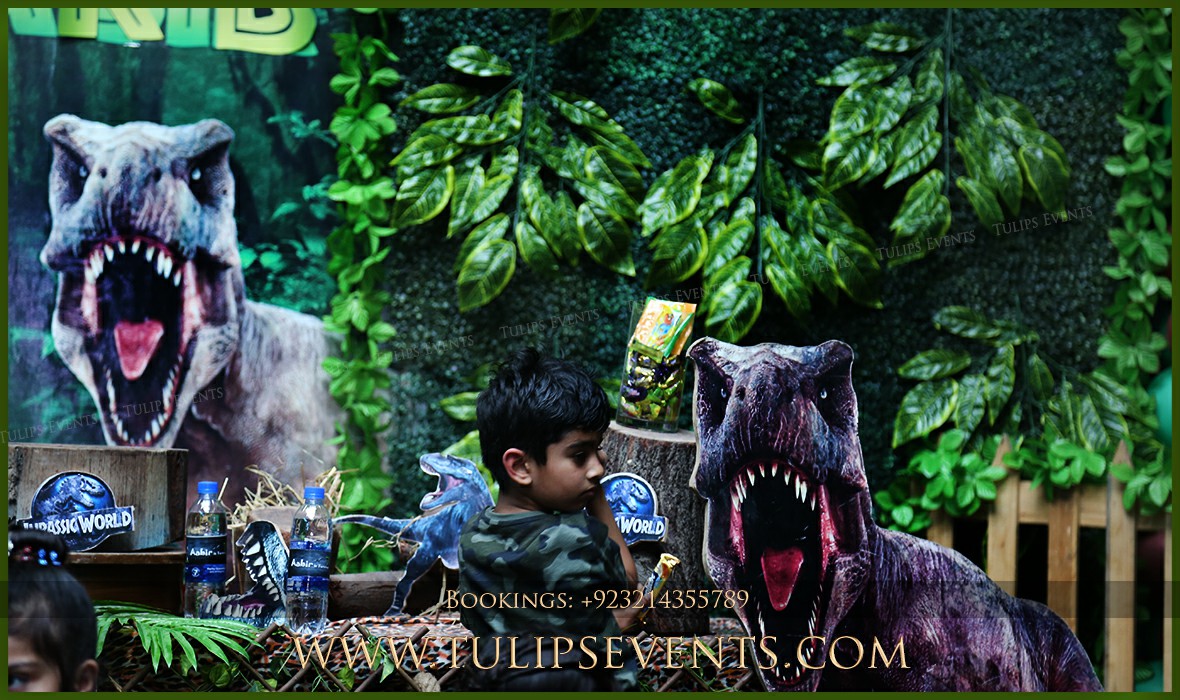 jurassic world dinosaurs theme party decor ideas in Pakistan (80)