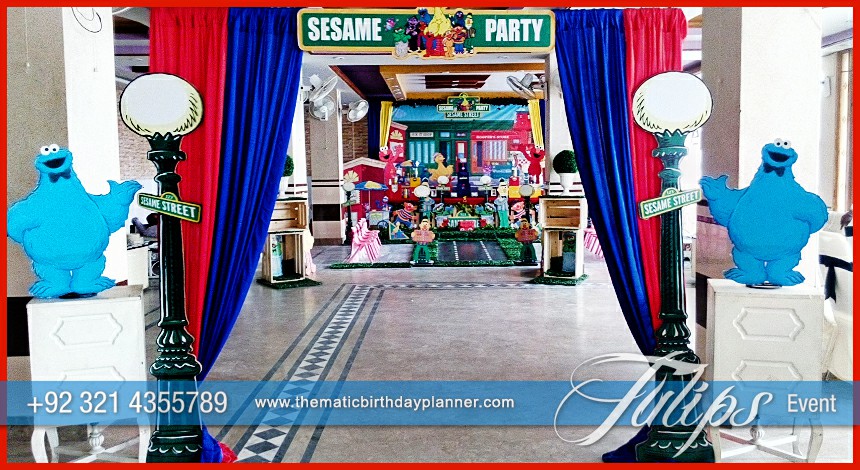 sesame street birthday decorations ideas in Lahore Pakistan (5)