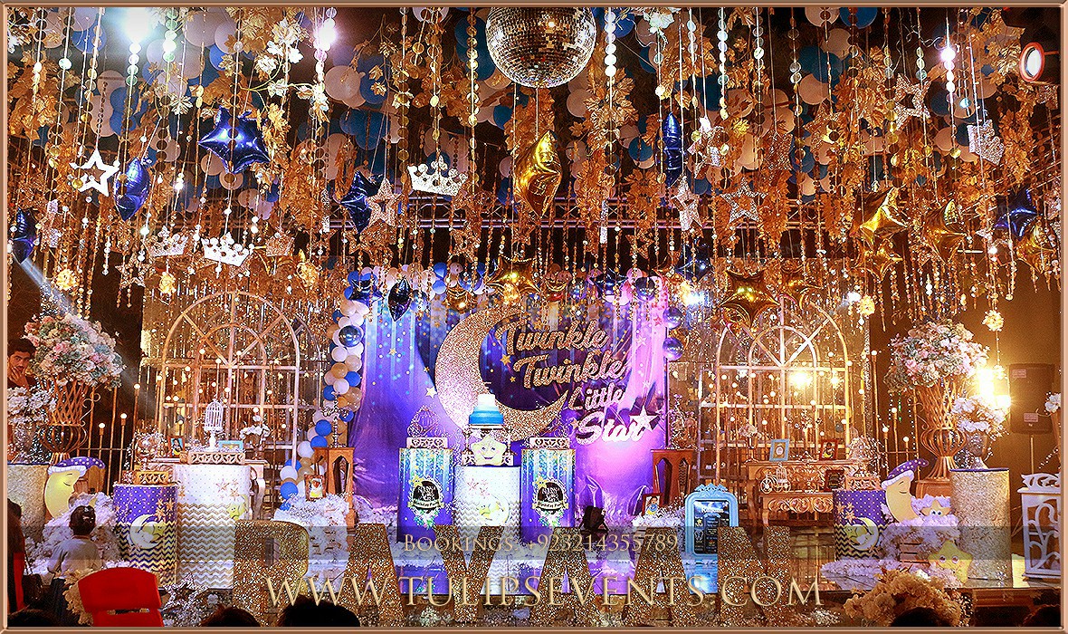 twinkle twinkle little star birthday party decorations in Pakistan (1)