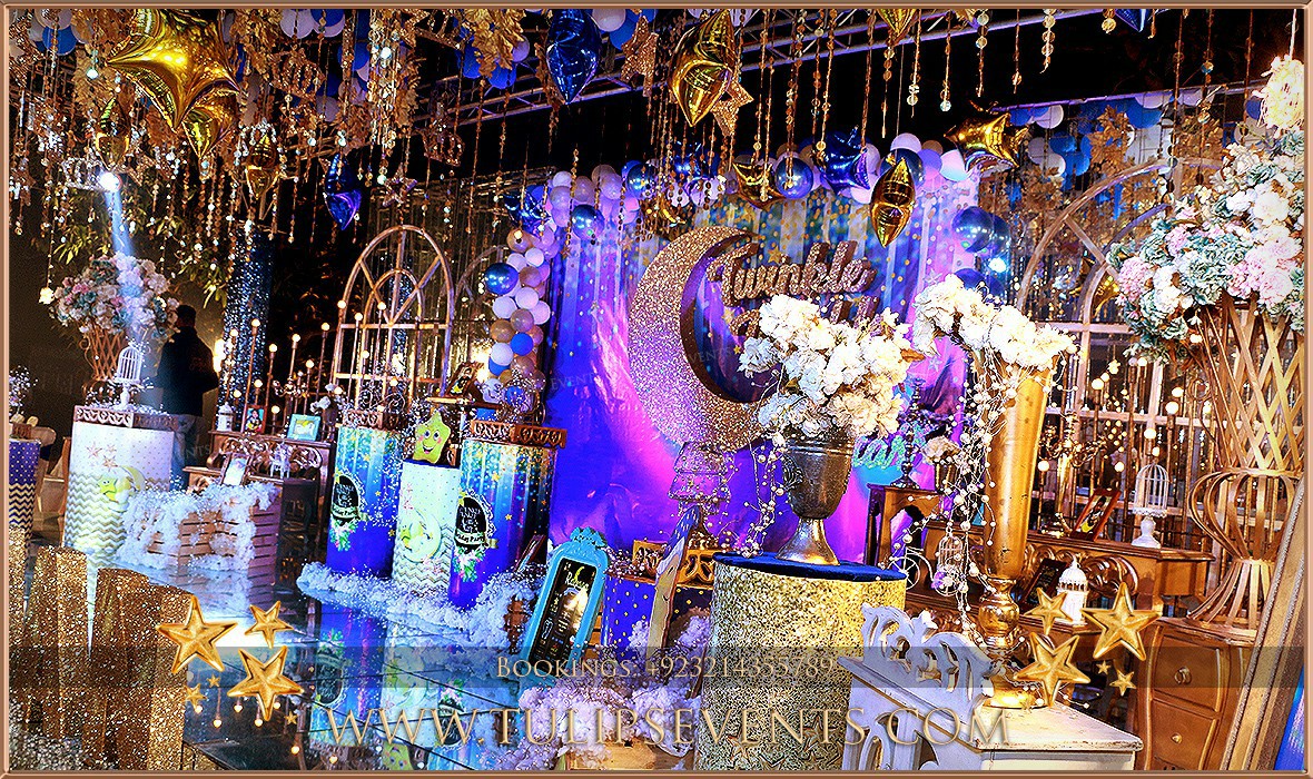 twinkle twinkle little star birthday party decorations in Pakistan (2)