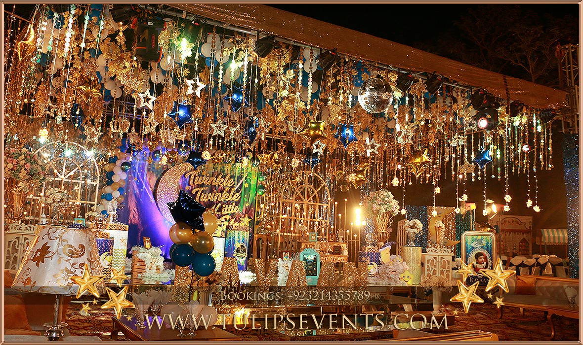 twinkle twinkle little star birthday party decorations in Pakistan (3)