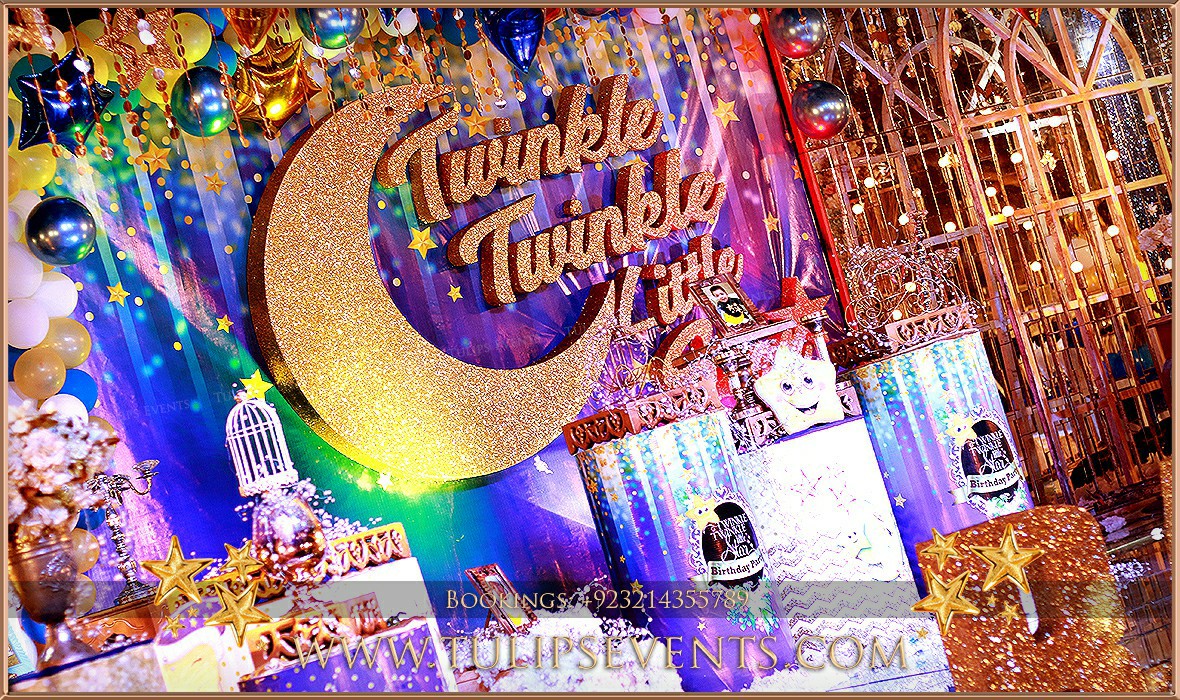 twinkle twinkle little star birthday party decorations in Pakistan (4)