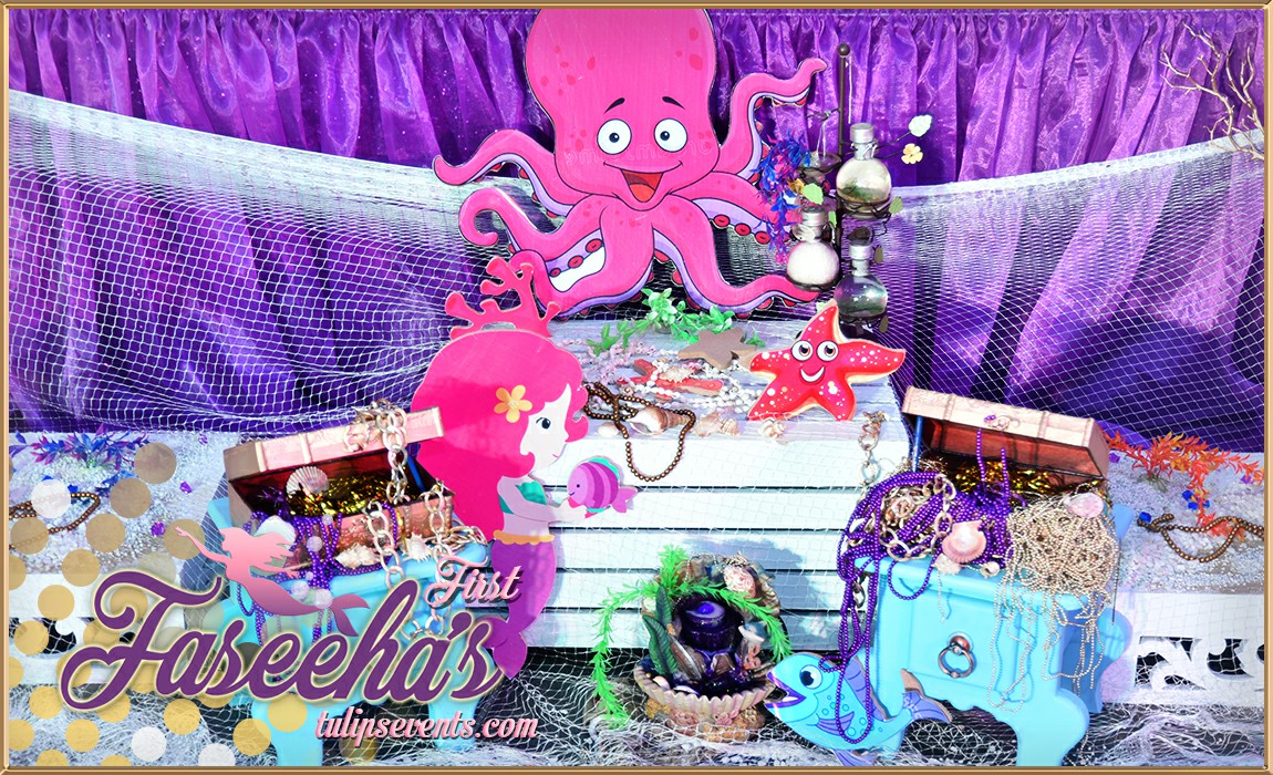 under the sea little mermaid party ideas by Tulips Events in Pakistan (1)