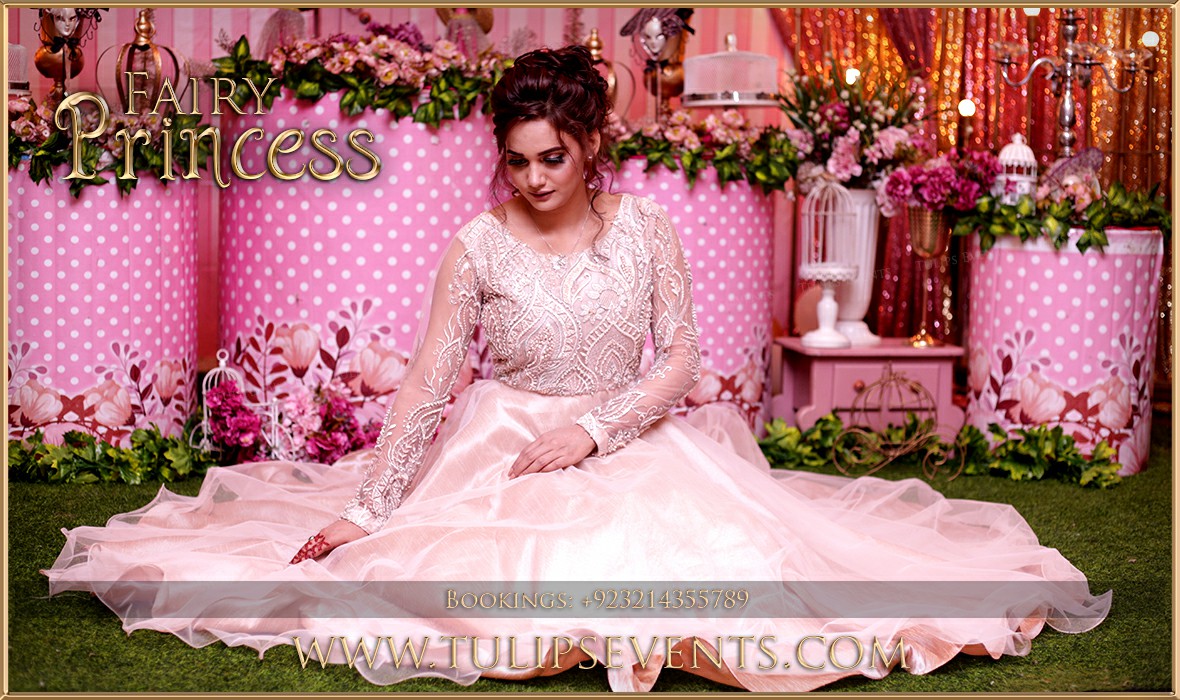 Princess birthday party theme decoration tulips events Lahore 3