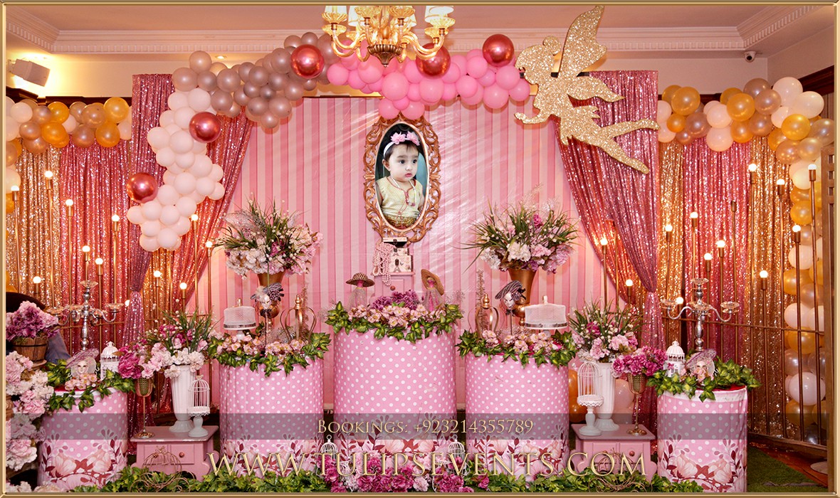 Princess birthday party theme decoration tulips events Lahore 5