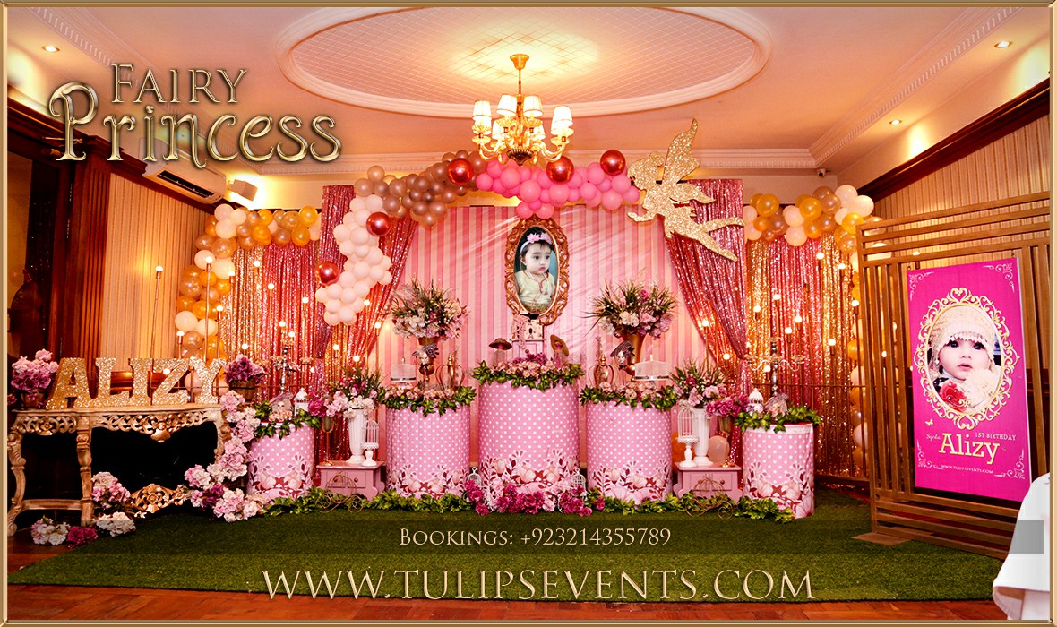 Princess birthday party theme decoration tulips events Lahore 8