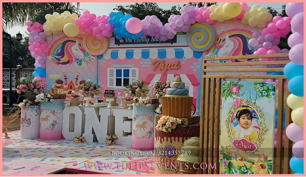 Unicorns Candyland Theme Party Decor Ideas Tulips Events 14 1024x593 1