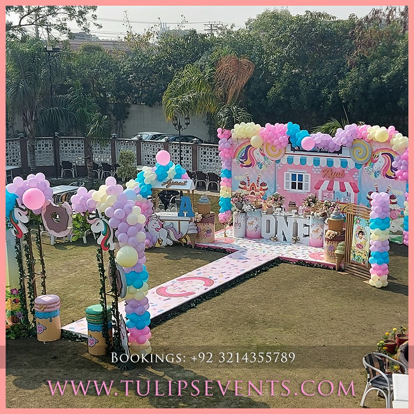 Unicorns Candyland Theme Party Decor Ideas Tulips Events 18