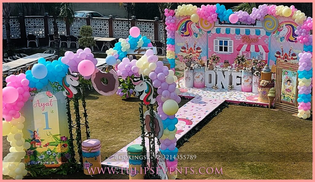 Unicorns Candyland Theme Party Decor Ideas Tulips Events 28 1024x593 1