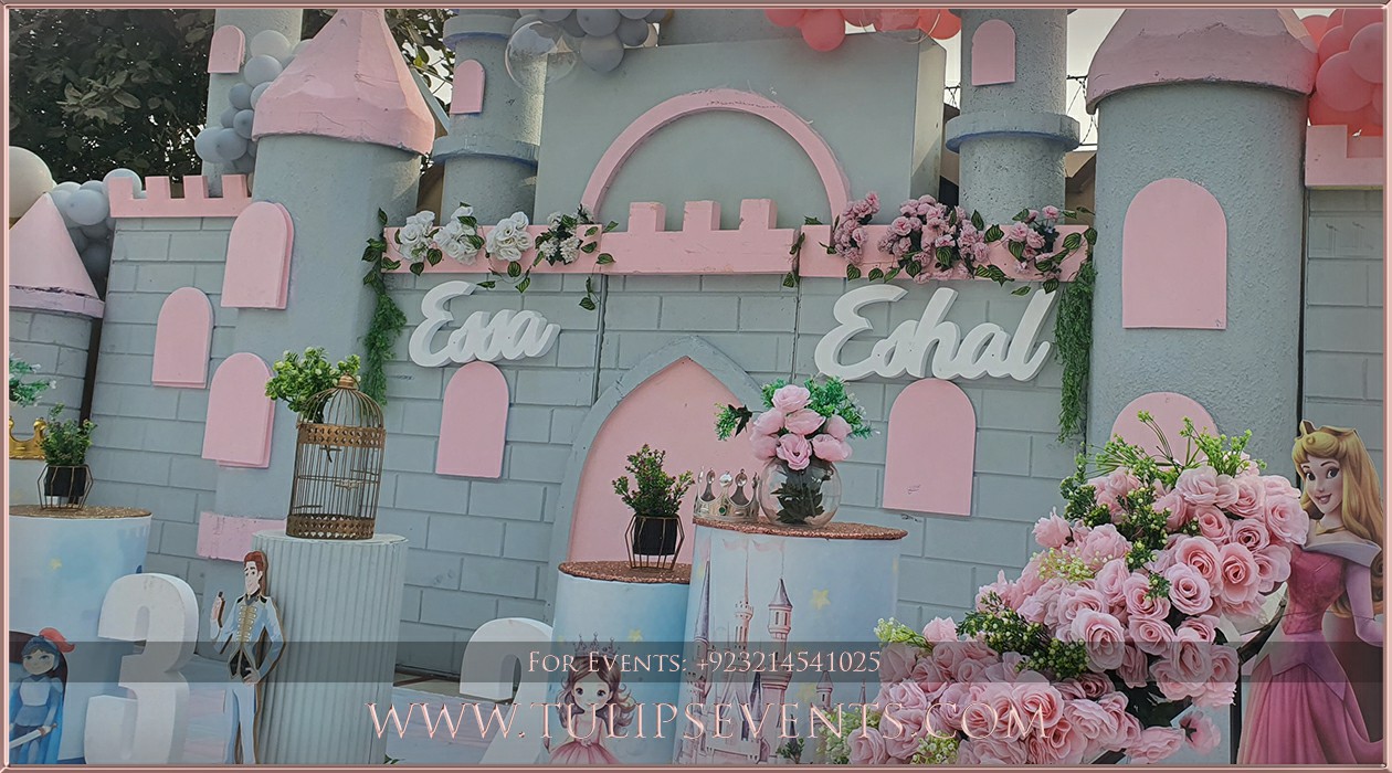 Royal Prince Princess Theme Twin Birthday Decor in Pakistan (3)