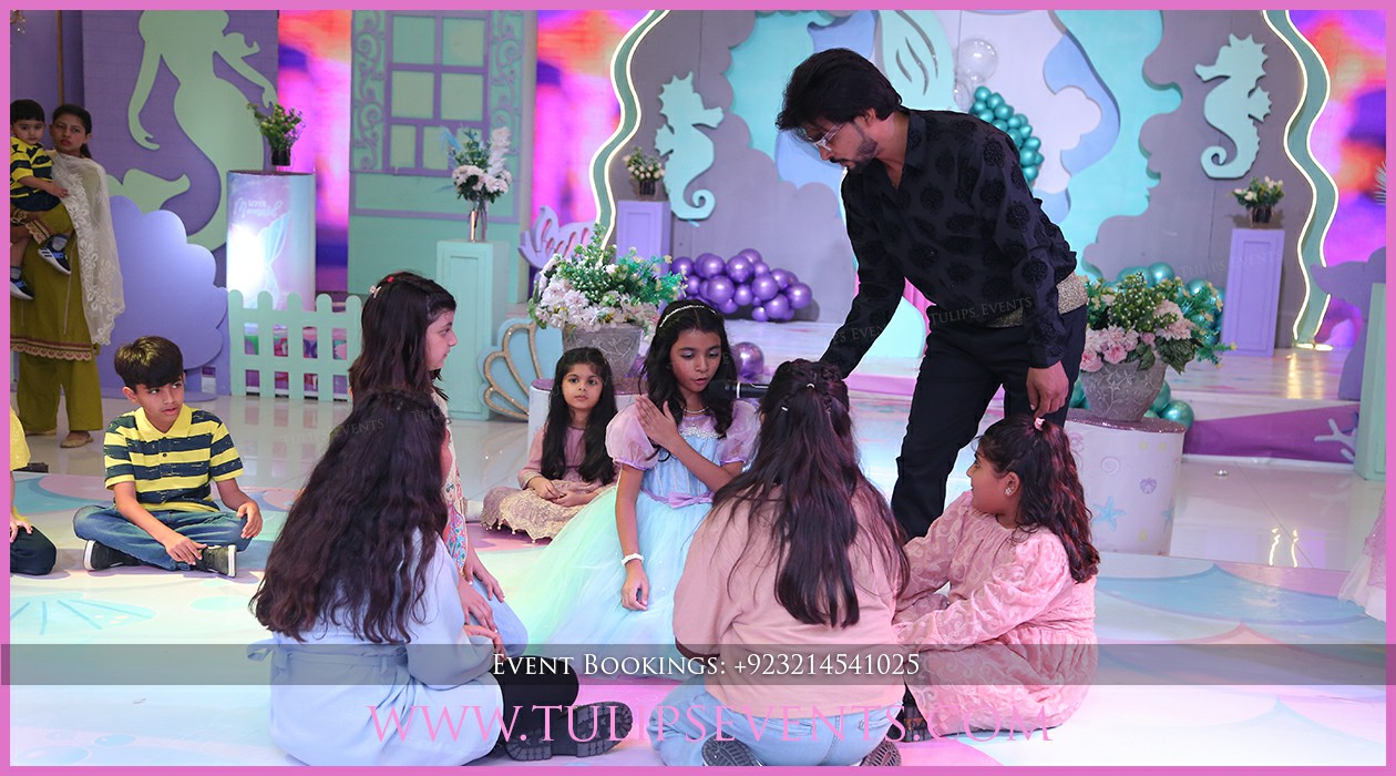 Mermaid Magic Theme Birthday Decorations in Pakistan (10)