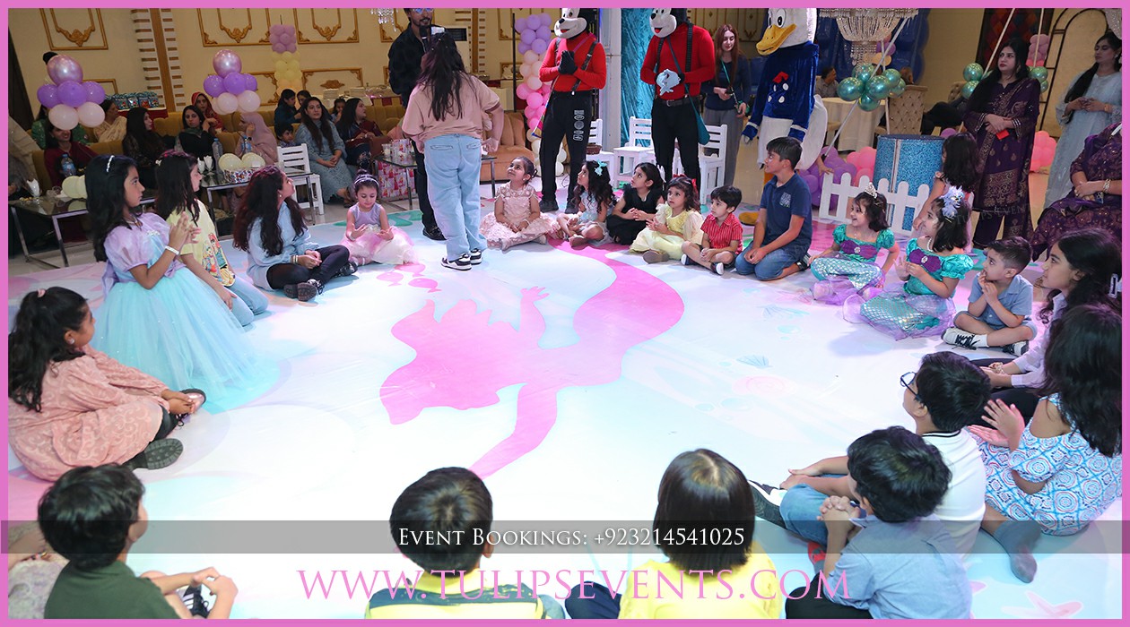Mermaid Magic Theme Birthday Decorations in Pakistan (102)