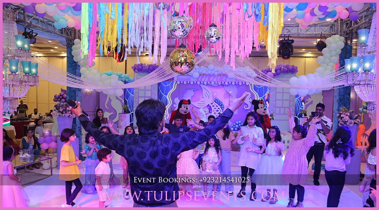 Mermaid Magic Theme Birthday Decorations in Pakistan (99)