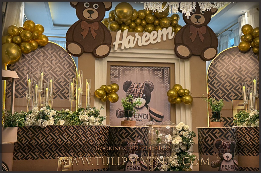 fendi theme surprise birthday party decor Pakistan (1)