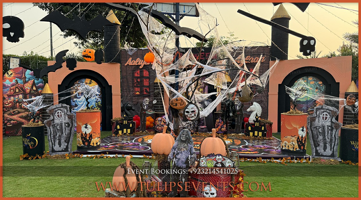Halloween Party Decoration Cost in Lahore 2026 Tulips events (6)