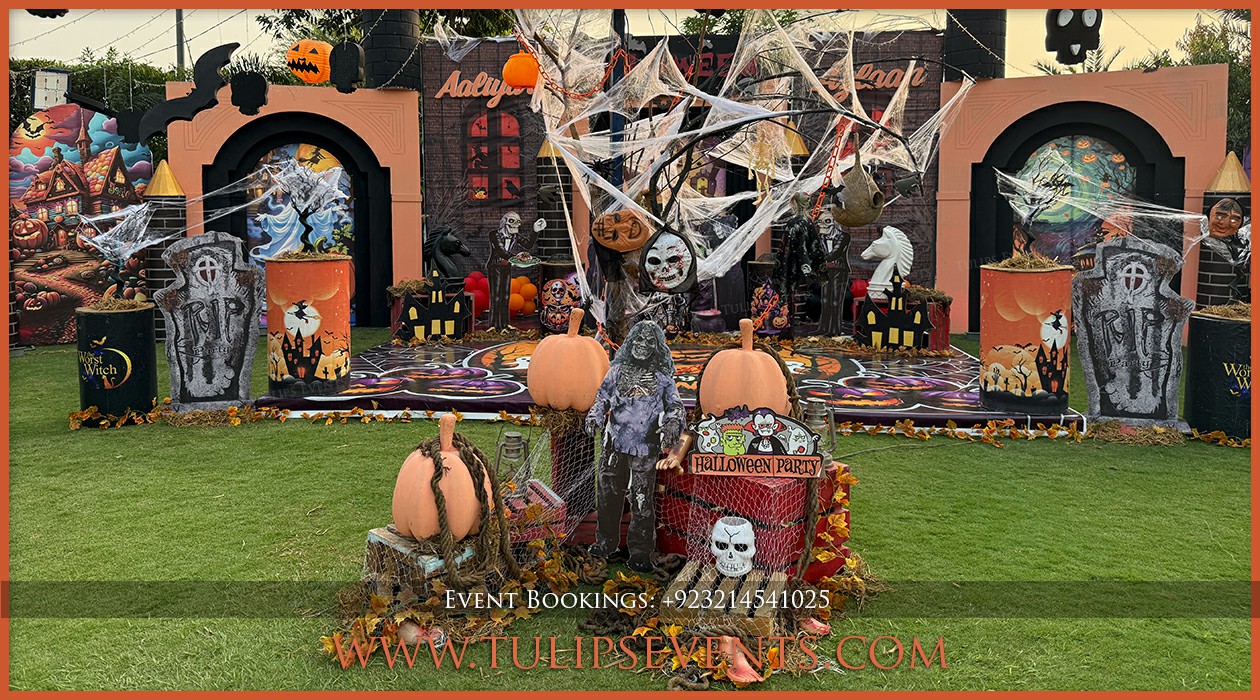 Halloween Party Decoration Cost in Lahore 2026 Tulips events (7)